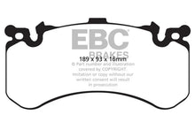 Load image into Gallery viewer, EBC 11+ Audi A8 Quattro 6.3 (Cast Iron Rotors) Redstuff Front Brake Pads - Main Product View