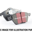Load image into Gallery viewer, EBC 11+ BMW X3 2.0 Turbo (F25) Ultimax2 Rear Brake Pads - Back View