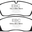 Load image into Gallery viewer, EBC 11+ Dodge Durango 3.6 Greenstuff Front Brake Pads - Main Product View
