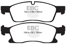 Load image into Gallery viewer, EBC 11+ Dodge Durango 3.6 Ultimax2 Front Brake Pads - Main Product View