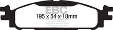 Load image into Gallery viewer, EBC 11+ Ford Explorer 2.0 Turbo 2WD Greenstuff Front Brake Pads - Main Product View