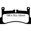 Load image into Gallery viewer, EBC 11+ Porsche Cayenne 3.0 Supercharged Hybrid Extra Duty Rear Brake Pads - Main Product View