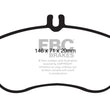 Load image into Gallery viewer, EBC 12-14 Mercedes-Benz C250 (W204) 1.8 Turbo Greenstuff Front Brake Pads - Main Product View