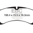 Load image into Gallery viewer, EBC 12-15 Porsche 911 (991) (Cast Iron Rotor only) 3.8 Carrera S Redstuff Front Brake Pads - Main Product View