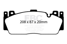 Load image into Gallery viewer, EBC 12-16 BMW M5 (F10) Bluestuff Front Brake Pads - Side View