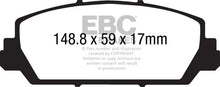 Load image into Gallery viewer, EBC 12+ Acura RDX 3.5 Redstuff Front Brake Pads - Main Product View