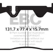 Load image into Gallery viewer, EBC 12+ Audi Q5 2.0 Turbo (Brembo) Redstuff Front Brake Pads - Main Product View