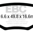 Load image into Gallery viewer, EBC 12+ Chrysler Town &amp; Country 3.6 Ultimax2 Rear Brake Pads - Main Product View