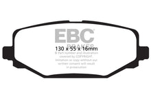 Load image into Gallery viewer, EBC 12+ Chrysler Town &amp; Country 3.6 Yellowstuff Rear Brake Pads - Main Product View