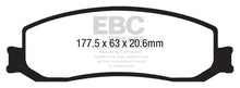 Load image into Gallery viewer, EBC 12 Ford F250 (inc Super Duty) 6.2 (2WD) Greenstuff Front Brake Pads - Main Product View