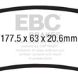 Load image into Gallery viewer, EBC 12 Ford F250 (inc Super Duty) 6.2 (2WD) Ultimax2 Front Brake Pads - Main Product View