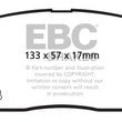Load image into Gallery viewer, EBC 12+ Hyundai Azera 3.3 Greenstuff Front Brake Pads - Main Product View
