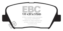 Load image into Gallery viewer, EBC 12+ Hyundai Azera 3.3 Yellowstuff Front Brake Pads - Side View