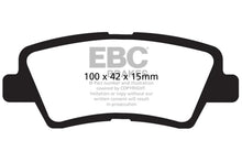 Load image into Gallery viewer, EBC 12 Hyundai Elantra 1.8 Redstuff Rear Brake Pads - Main Product View