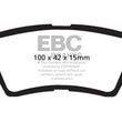Load image into Gallery viewer, EBC 12 Hyundai Elantra 1.8 Yellowstuff Rear Brake Pads - Main Product View