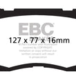 Load image into Gallery viewer, EBC 12+ Hyundai Equus 5.0 Yellowstuff Front Brake Pads - Main Product View