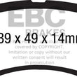 Load image into Gallery viewer, EBC 12+ Nissan Versa 1.6 Ultimax2 Front Brake Pads - Main Product View