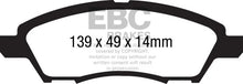 Load image into Gallery viewer, EBC 12+ Nissan Versa 1.6 Ultimax2 Front Brake Pads - Main Product View