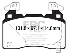 Load image into Gallery viewer, EBC 12+ Tesla Model S Electric Greenstuff Front Brake Pads - Main Product View