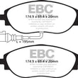 Load image into Gallery viewer, EBC 12+ Volkswagen CC 3.6 Ultimax2 Front Brake Pads - Main Product View