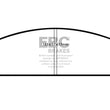 Load image into Gallery viewer, EBC 13-14 Chrysler 200 3.6 Yellowstuff Front Brake Pads - Main Product View