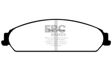 Load image into Gallery viewer, EBC 13-14 Chrysler 200 3.6 Yellowstuff Front Brake Pads - Main Product View