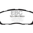 Load image into Gallery viewer, EBC 13-14 Ford Mustang 3.7 (A/T+Performance Pkg) Greenstuff Front Brake Pads - Main Product View
