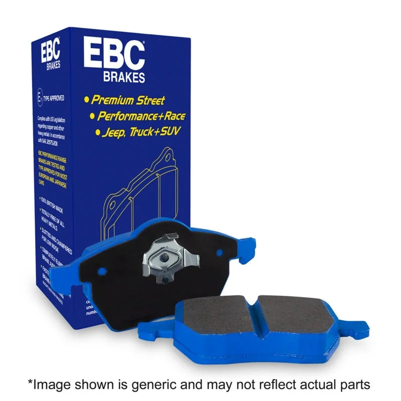 EBC 13-15 BMW X1 Bluestuff Rear Brake Pads - Back View