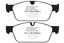 Load image into Gallery viewer, EBC 13-16 Mercedes-Benz GL350 3.0 TD AMG Package Yellowstuff Front Brake Pads - Main Product View