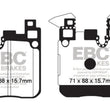Load image into Gallery viewer, EBC 13-18 BMW 335i (F30) Bluestuff Rear Brake Pads - Main Product View
