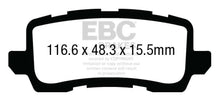 Load image into Gallery viewer, EBC 13+ Acura RLX 3.5 Greenstuff Rear Brake Pads - Main Product View