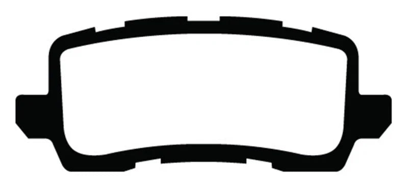 EBC 13+ Acura RLX 3.5 Yellowstuff Rear Brake Pads - Main Product View