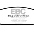 Load image into Gallery viewer, EBC 13+ Buick Encore 1.4 Turbo Greenstuff Rear Brake Pads - Main Product View