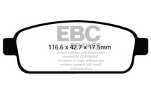 Load image into Gallery viewer, EBC 13+ Buick Encore 1.4 Turbo Redstuff Rear Brake Pads - Main Product View
