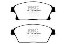 Load image into Gallery viewer, EBC 13+ Buick Encore 1.4 Turbo Yellowstuff Front Brake Pads - Main Product View