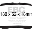 Load image into Gallery viewer, EBC 13+ Ford Explorer 3.5 Twin Turbo 4WD Extra Duty Front Brake Pads - Main Product View
