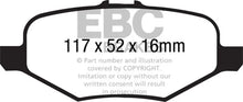 Load image into Gallery viewer, EBC 13+ Ford Explorer 3.5 Twin Turbo 4WD Greenstuff Rear Brake Pads - Main Product View