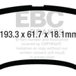 Load image into Gallery viewer, EBC 13+ Ford F250 (inc Super Duty) 6.2 (2WD) Extra Duty Rear Brake Pads - Main Product View