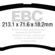Load image into Gallery viewer, EBC 13+ Ford F250 (inc Super Duty) 6.2 (2WD) Greenstuff Front Brake Pads - Main Product View
