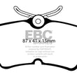 Load image into Gallery viewer, EBC 13+ Ford Fiesta 1.6 Turbo ST Greenstuff Rear Brake Pads - Main Product View