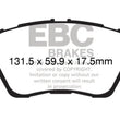 Load image into Gallery viewer, EBC 13+ Ford Fiesta 1.6 Turbo ST Redstuff Front Brake Pads - Main Product View