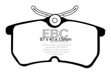 Load image into Gallery viewer, EBC 13+ Ford Fiesta 1.6 Turbo ST Redstuff Rear Brake Pads - Main Product View