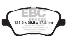 Load image into Gallery viewer, EBC 13+ Ford Fiesta 1.6 Turbo ST Yellowstuff Front Brake Pads - Main Product View