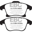 Load image into Gallery viewer, EBC 13+ Ford Fusion 1.6 Turbo Yellowstuff Front Brake Pads - Main Product View