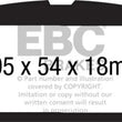 Load image into Gallery viewer, EBC 13+ Ford Taurus 2.0 Turbo Redstuff Front Brake Pads - Main Product View