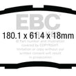 Load image into Gallery viewer, EBC 13+ Ford Taurus 3.5 Twin Turbo SHO Redstuff Front Brake Pads - Main Product View