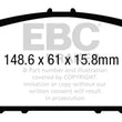 Load image into Gallery viewer, EBC 13+ Honda Accord Coupe 2.4 EX Ultimax2 Front Brake Pads - Main Product View