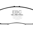 Load image into Gallery viewer, EBC 13+ Honda Civic Sedan 1.8 Natural Gas Ultimax2 Front Brake Pads - Main Product View