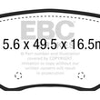 Load image into Gallery viewer, EBC 13+ Jeep Cherokee 2.4 Greenstuff Rear Brake Pads - Main Product View
