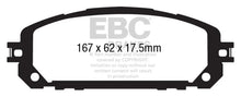 Load image into Gallery viewer, EBC 13+ Jeep Cherokee 3.2 Ultimax2 Front Brake Pads - Main Product View
